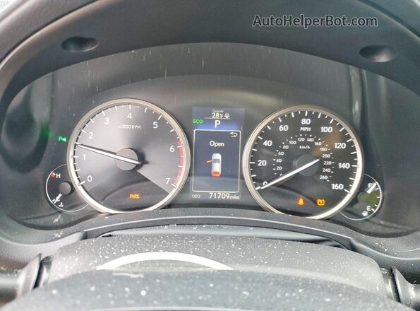JTJYARBZ9G2024910 2016 LEXUS NX Черный Вид щитка приборов