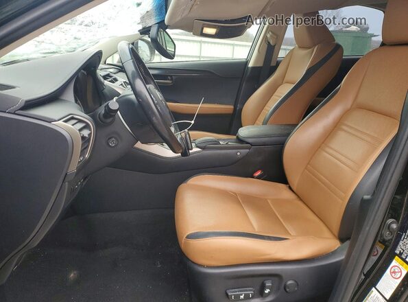 JTJYARBZ9G2024910 2016 LEXUS NX Черный Вид салона спереди