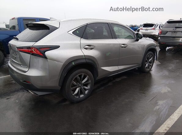 JTJYARBZXJ2093547 2018 LEXUS NX 300 Серебряный Задняя правая четверть