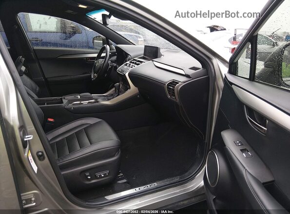 JTJYARBZXJ2093547 2018 LEXUS NX 300 Серебряный Вид салона спереди