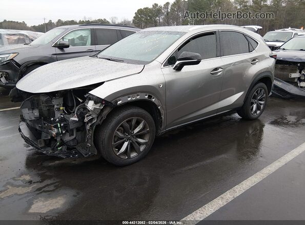 JTJYARBZXJ2093547 2018 LEXUS NX 300 Серебряный Передняя левая четверть
