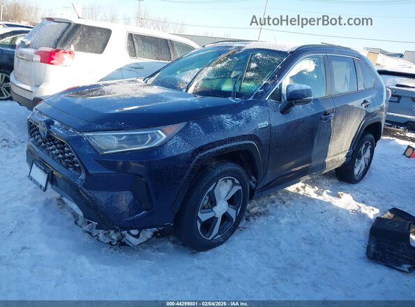 JTMAB3FV6MD031822 2021 TOYOTA RAV4 PRIME Blue Vista tres cuartos delantera izquierda