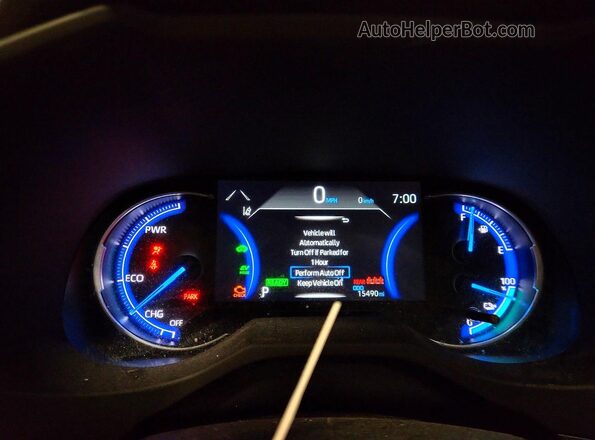 JTMAB3FV6SD236554 2025 TOYOTA RAV4 Серый Вид щитка приборов