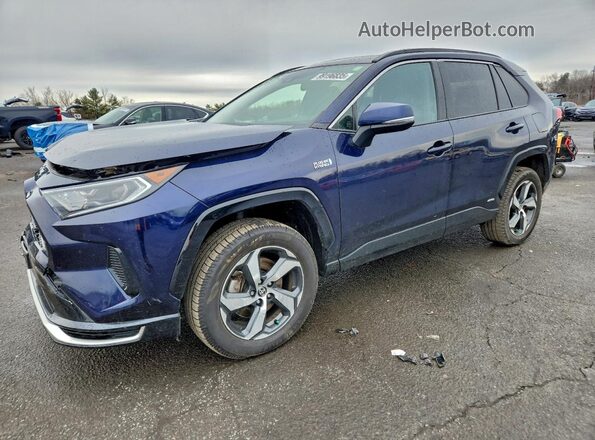 JTMAB3FV7MD017248 2021 TOYOTA RAV4 Синий Передняя левая четверть