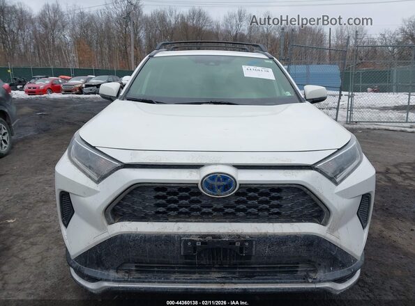 JTMAB3FV8MD010065 2021 TOYOTA RAV4 PRIME White Widok zestawu wskaźników