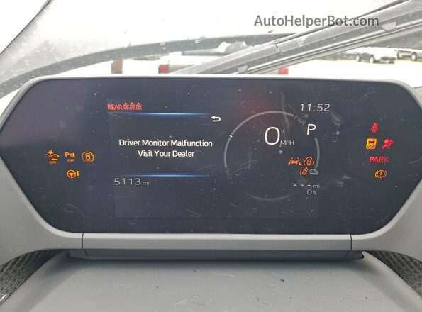 JTMABABA0SA100414 2025 SUBARU SOLTERRA Silver Vista del cuadro de instrumentos