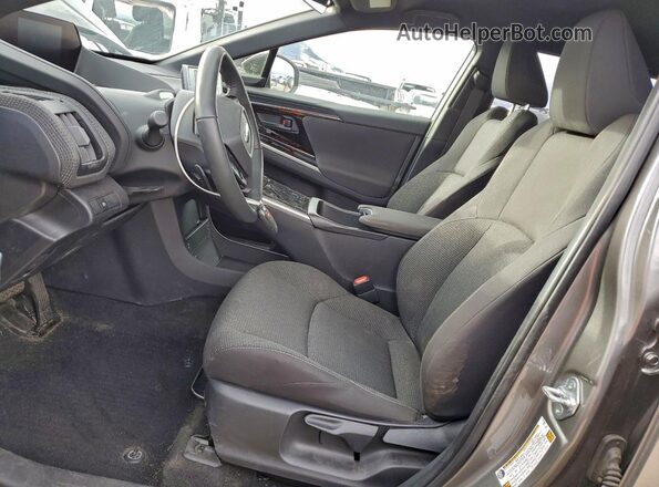 JTMABABA3SA094530 2025 SUBARU SOLTERRA Gray Widok wnętrza z przodu