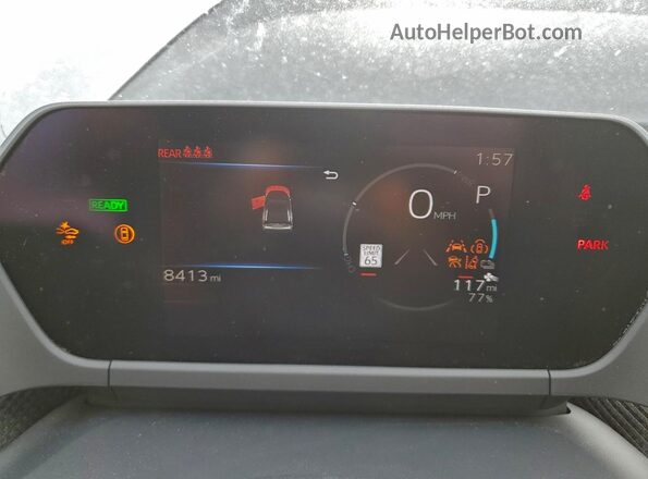 JTMABABA3SA094530 2025 SUBARU SOLTERRA Gray Widok zestawu wskaźników