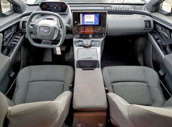 JTMABABA3SA094530 2025 SUBARU SOLTERRA Gray Widok deski rozdzielczej