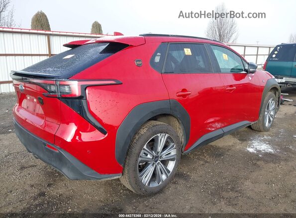 JTMABABA6SA094487 2025 SUBARU SOLTERRA Red Задня права чверть