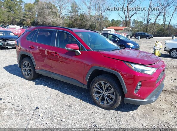 JTMB6RFV7ND053468 2022 TOYOTA LE Красный Передняя правая четверть