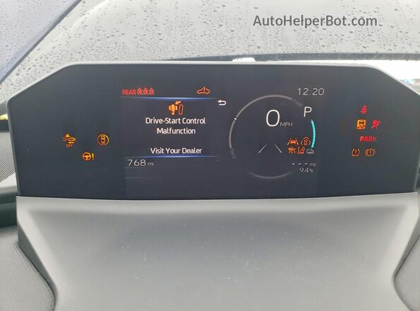 JTMBCAEB0TA003544 2026 TOYOTA LE Синий Вид щитка приборов