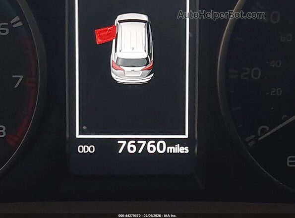 JTMBFREV5JJ729896 2018 TOYOTA LE Белый Панорамный вид салона 360°