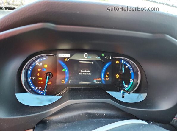 JTMCB3FV4SD277466 2025 TOYOTA RAV4 Черный Вид щитка приборов