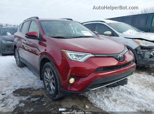 JTMDFREV6JD240544 2018 TOYOTA LIMITED Red წინა მარჯვენა