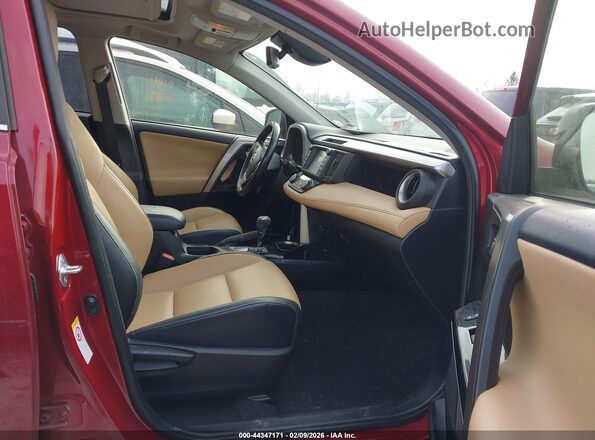 JTMDFREV6JD240544 2018 TOYOTA LIMITED Red წინა სალონის ხედი