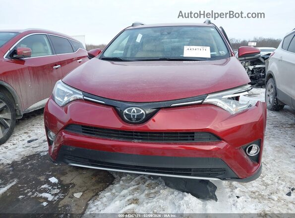 JTMDFREV6JD240544 2018 TOYOTA LIMITED Red ხელსაწყოთა პანელის ხედი