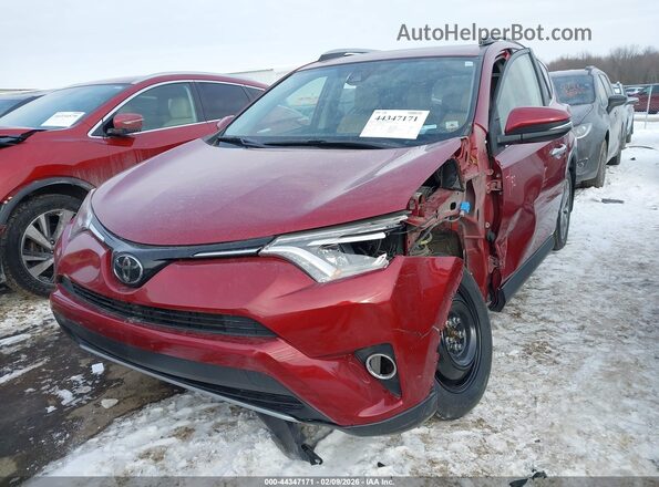 JTMDFREV6JD240544 2018 TOYOTA LIMITED Red წინა მარცხენა ხედი სამი მეოთხედიდან