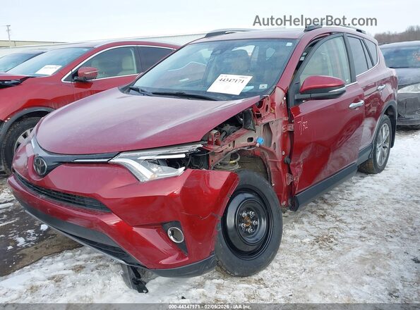 JTMDFREV6JD240544 2018 TOYOTA LIMITED Red წინა ხედი