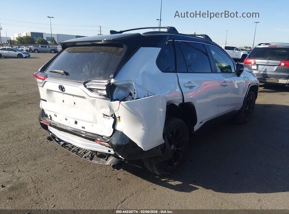 JTME6RFV0SJ076861 2025 TOYOTA RAV4 HYBRID Белый Задняя правая четверть