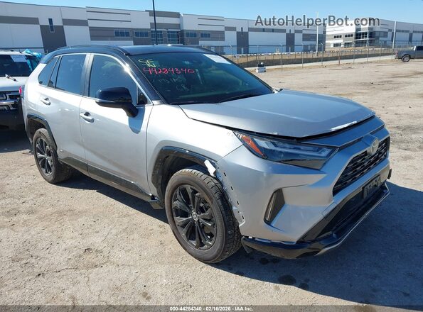 JTME6RFV3ND530314 2022 TOYOTA RAV4 HYBRID Серый Передняя правая четверть