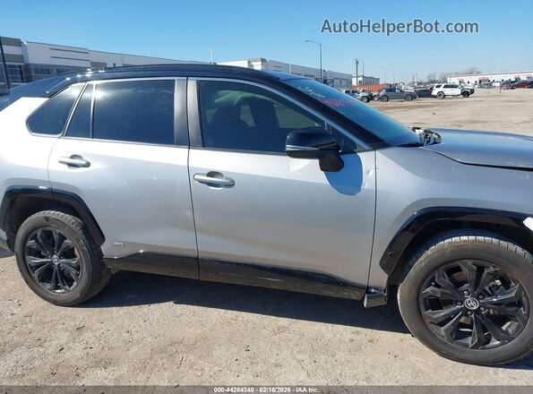 JTME6RFV3ND530314 2022 TOYOTA RAV4 HYBRID Серый Вид задней части салона