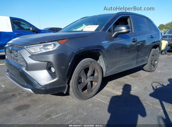 JTME6RFV5LD501992 2020 TOYOTA RAV4 HYBRID Gray Передня ліва чверть