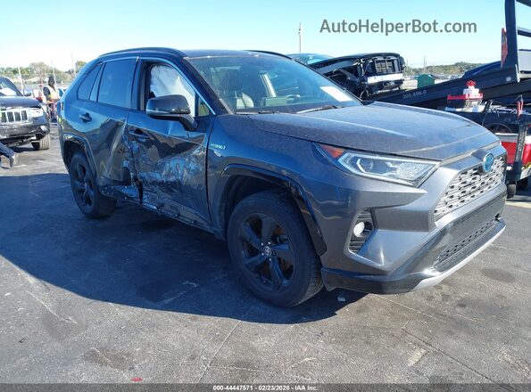 JTME6RFV5LD501992 2020 TOYOTA RAV4 HYBRID Gray Передня права чверть