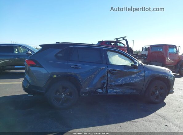 JTME6RFV5LD501992 2020 TOYOTA RAV4 HYBRID Gray Вид задньої частини салону