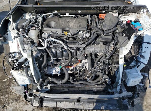 JTMEB3FV5ND107047 2022 TOYOTA RAV4 White Widok komory silnika