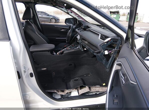 JTMEWRFV2KJ020551 2019 TOYOTA RAV4 HYBRID Белый Вид салона спереди