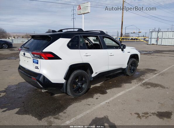 JTMEWRFV2KJ020551 2019 TOYOTA RAV4 HYBRID Белый Задняя правая четверть