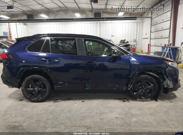 JTMEWRFV4KJ009647 2019 TOYOTA RAV4 HYBRID Blue Widok wnętrza 360 stopni