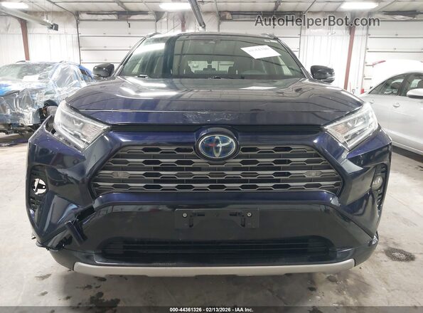JTMEWRFV4KJ009647 2019 TOYOTA RAV4 HYBRID Blue 