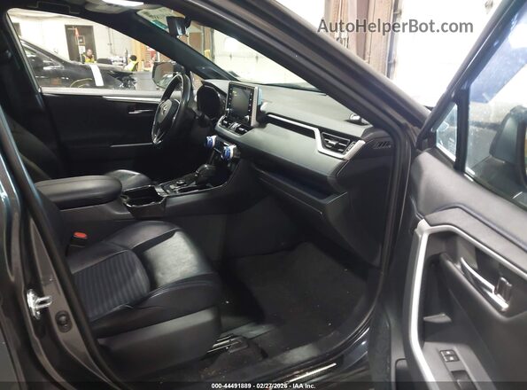 JTMEWRFV7KD504326 2019 TOYOTA RAV4 HYBRID Gray Widok wnętrza z przodu