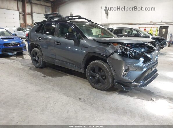 JTMEWRFV7KD504326 2019 TOYOTA RAV4 HYBRID Gray Przód prawy