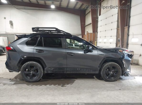 JTMEWRFV7KD504326 2019 TOYOTA RAV4 HYBRID Gray Widok wnętrza z tyłu