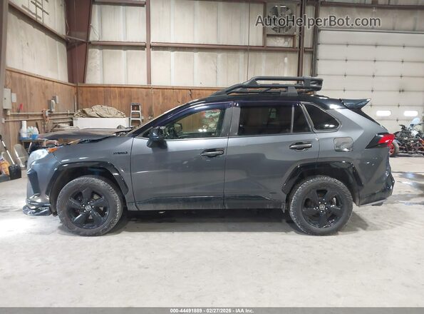 JTMEWRFV7KD504326 2019 TOYOTA RAV4 HYBRID Gray Widok wnętrza 360 stopni