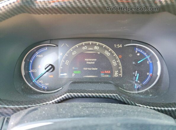 JTMEWRFV7LD530698 2020 TOYOTA RAV4 Серый Вид щитка приборов
