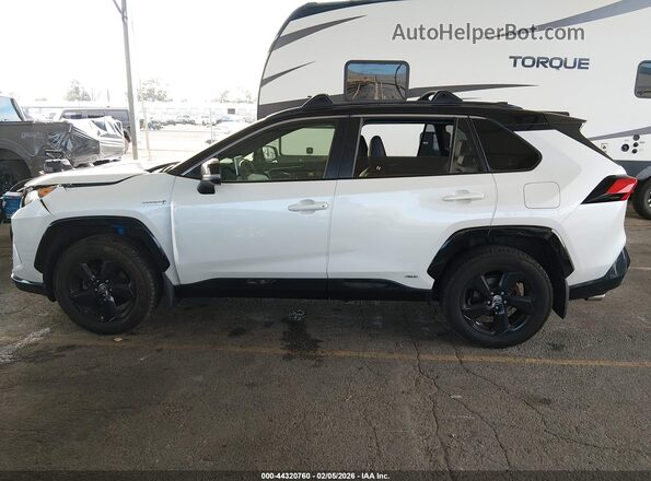 JTMEWRFV8LD541242 2020 TOYOTA RAV4 HYBRID Белый Вид задней части салона