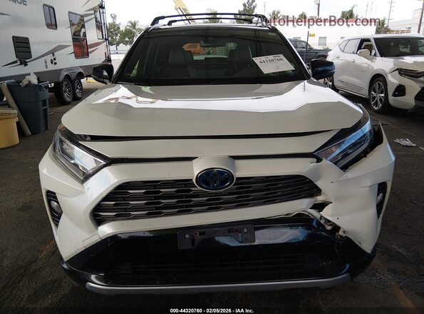JTMEWRFV8LD541242 2020 TOYOTA RAV4 HYBRID Белый Вид панели приборов