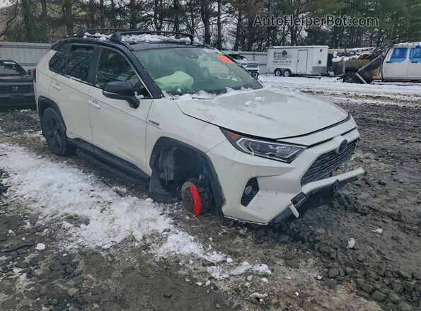 JTMEWRFV8LJ036710 2020 TOYOTA RAV4 Белый Передняя правая четверть