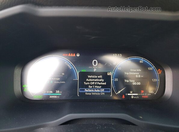 JTMFB3FV6PD156135 2023 TOYOTA RAV4 Charcoal Widok zestawu wskaźników