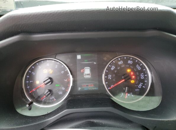 JTMG1RFV4KD013459 2019 TOYOTA LE Black Widok zestawu wskaźników