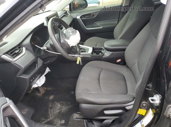 JTMG1RFV4KD013459 2019 TOYOTA LE Black Widok wnętrza z przodu