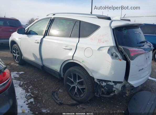 JTMJJREV2HD097975 2017 TOYOTA RAV4 HYBRID White Tył lewy