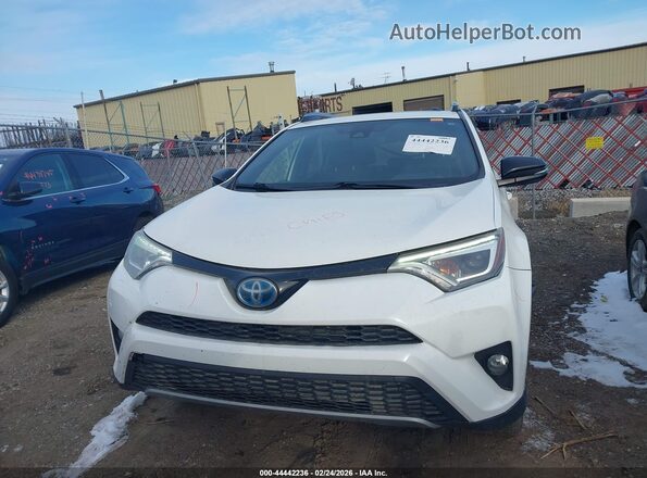 JTMJJREV2HD097975 2017 TOYOTA RAV4 HYBRID White Widok wnętrza z tyłu