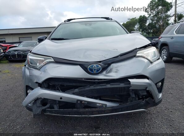 JTMJJREV5JD169337 2018 TOYOTA RAV4 HYBRID Silver Widok zestawu wskaźników