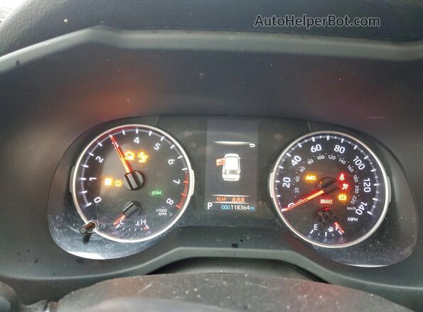 JTMK1RFV9KD012074 2019 TOYOTA LE Белый Вид щитка приборов