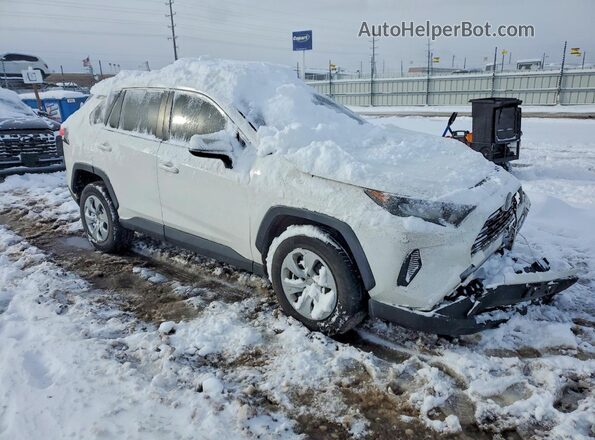 JTMK1RFV9KD012074 2019 TOYOTA LE Белый Передняя правая четверть
